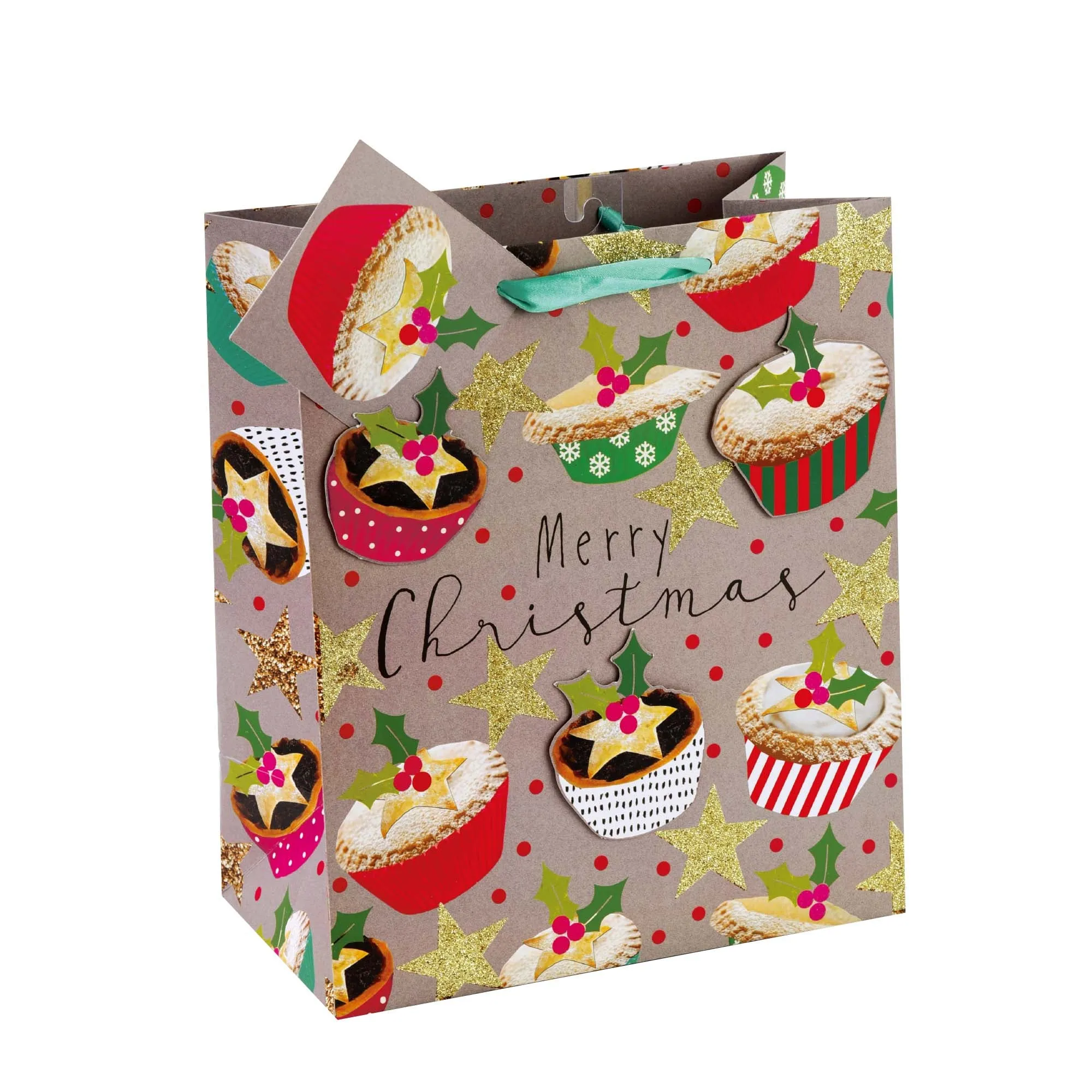 Grande (Large) Christmas Cupcakes Pop Layer/Glitter Bag1 Design