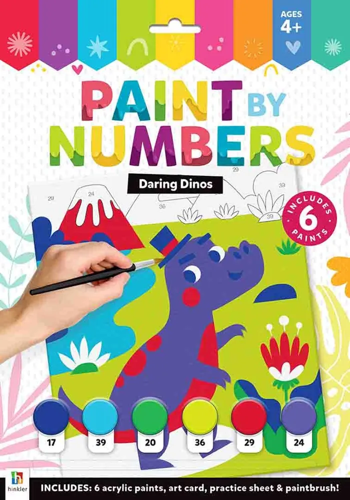 Hinkler Paint by Numbers Daring Dino