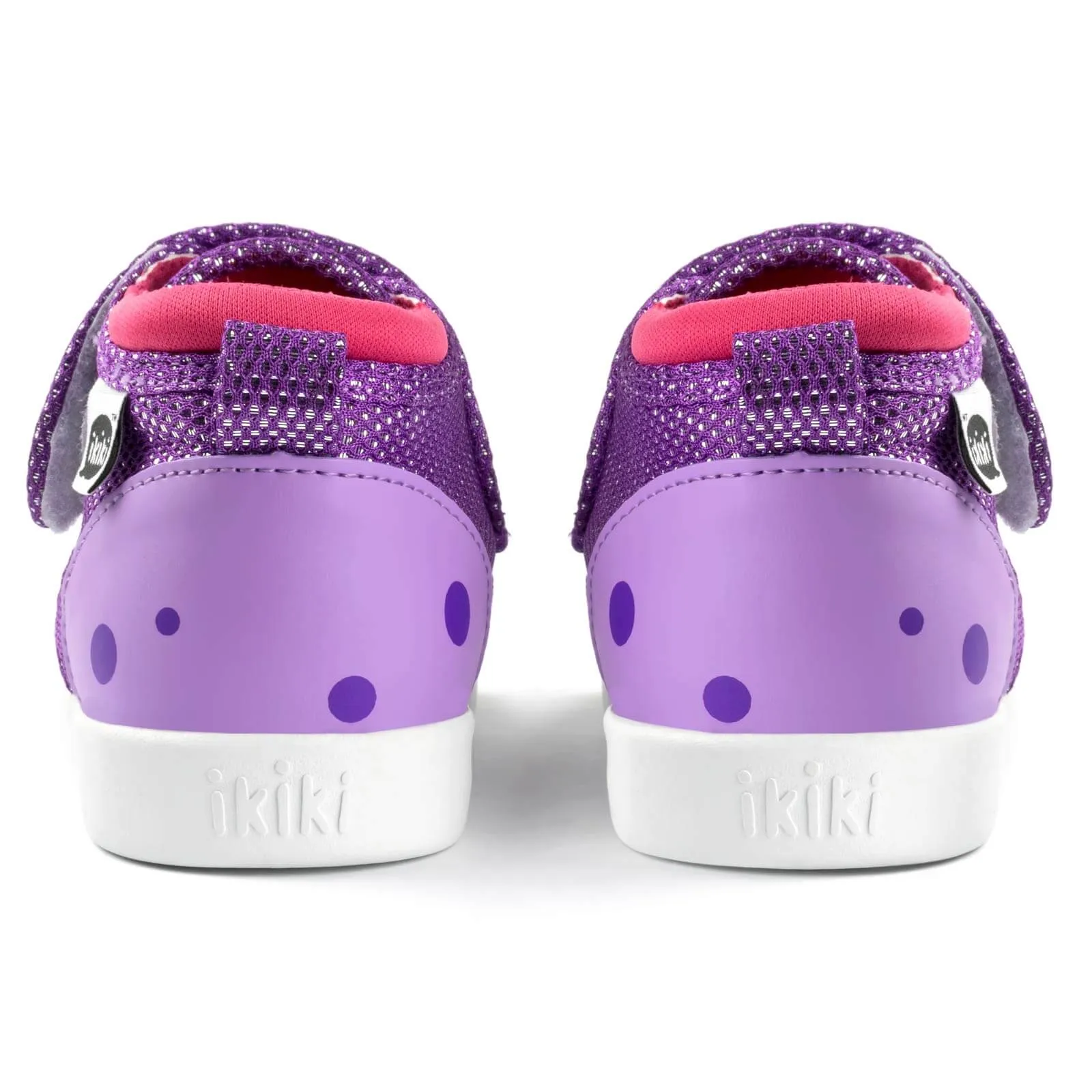 Hippo Squeaky Toddler Shoes | Sparkly Purple