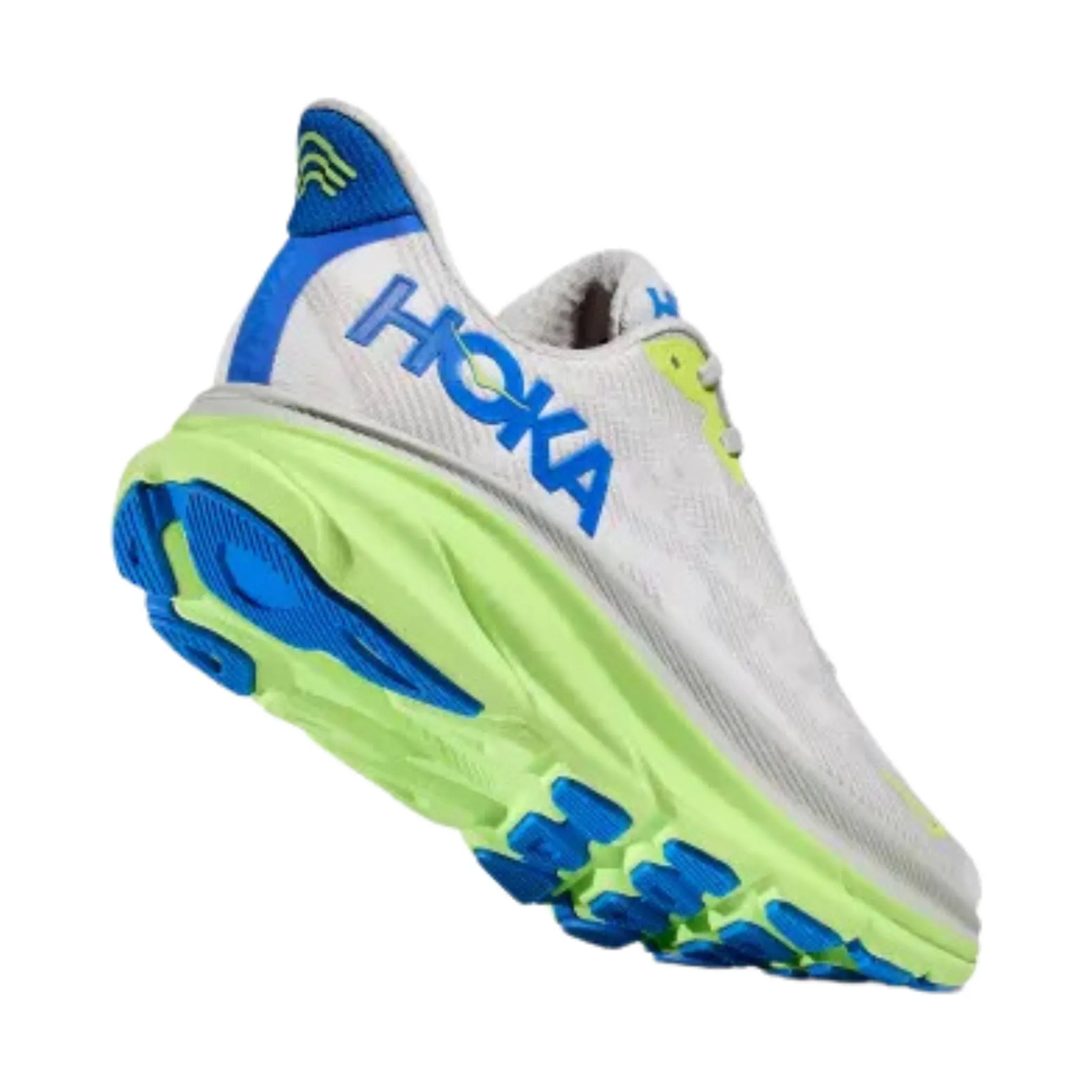 HOKA Men's Clifton 9 - Stardust/ Electric Cobalt