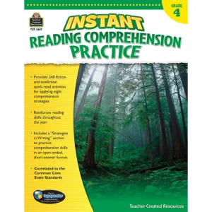 Instant Reading Comprehension Practice Grade 4