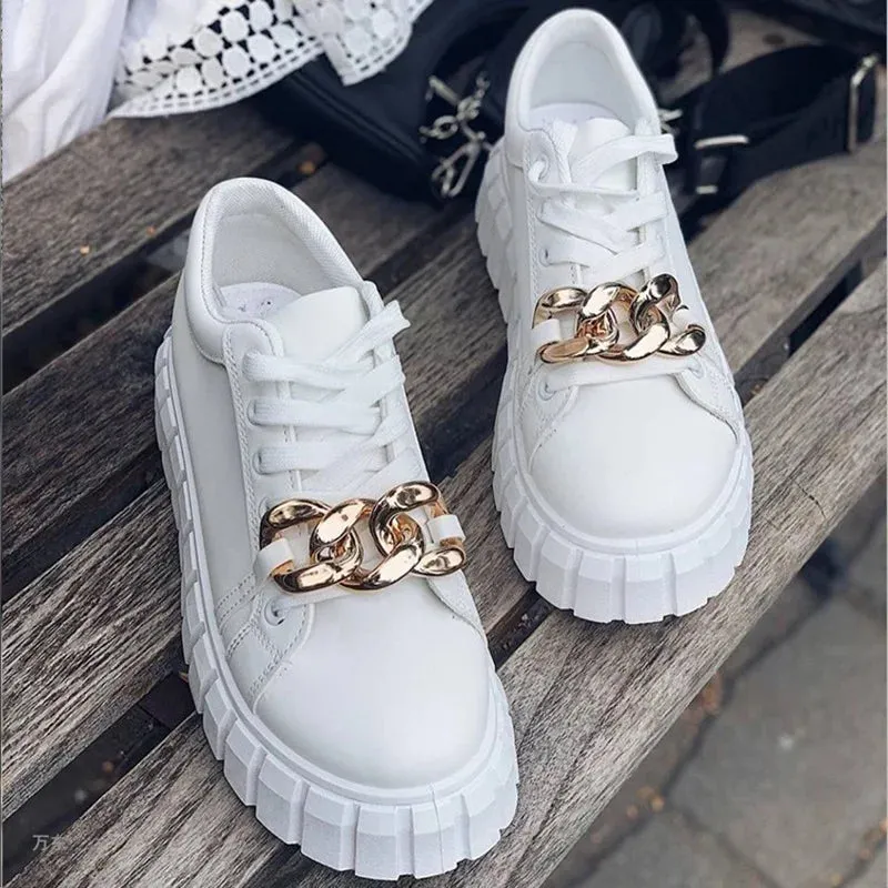 Joskaa 2024 New Best White Sneakers With Platform