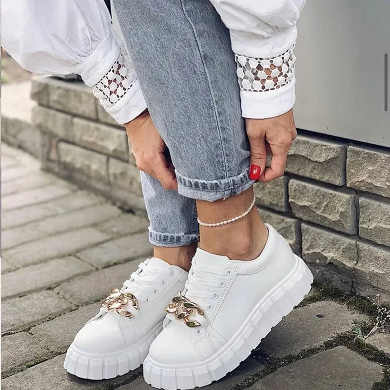 Joskaa 2024 New Best White Sneakers With Platform