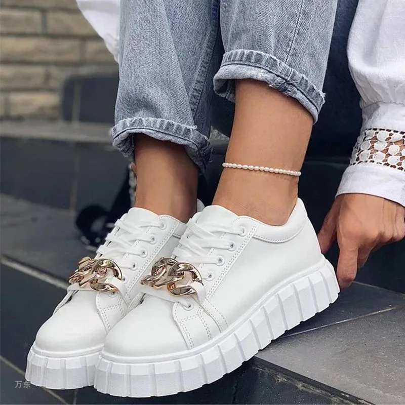 Joskaa 2024 New Best White Sneakers With Platform