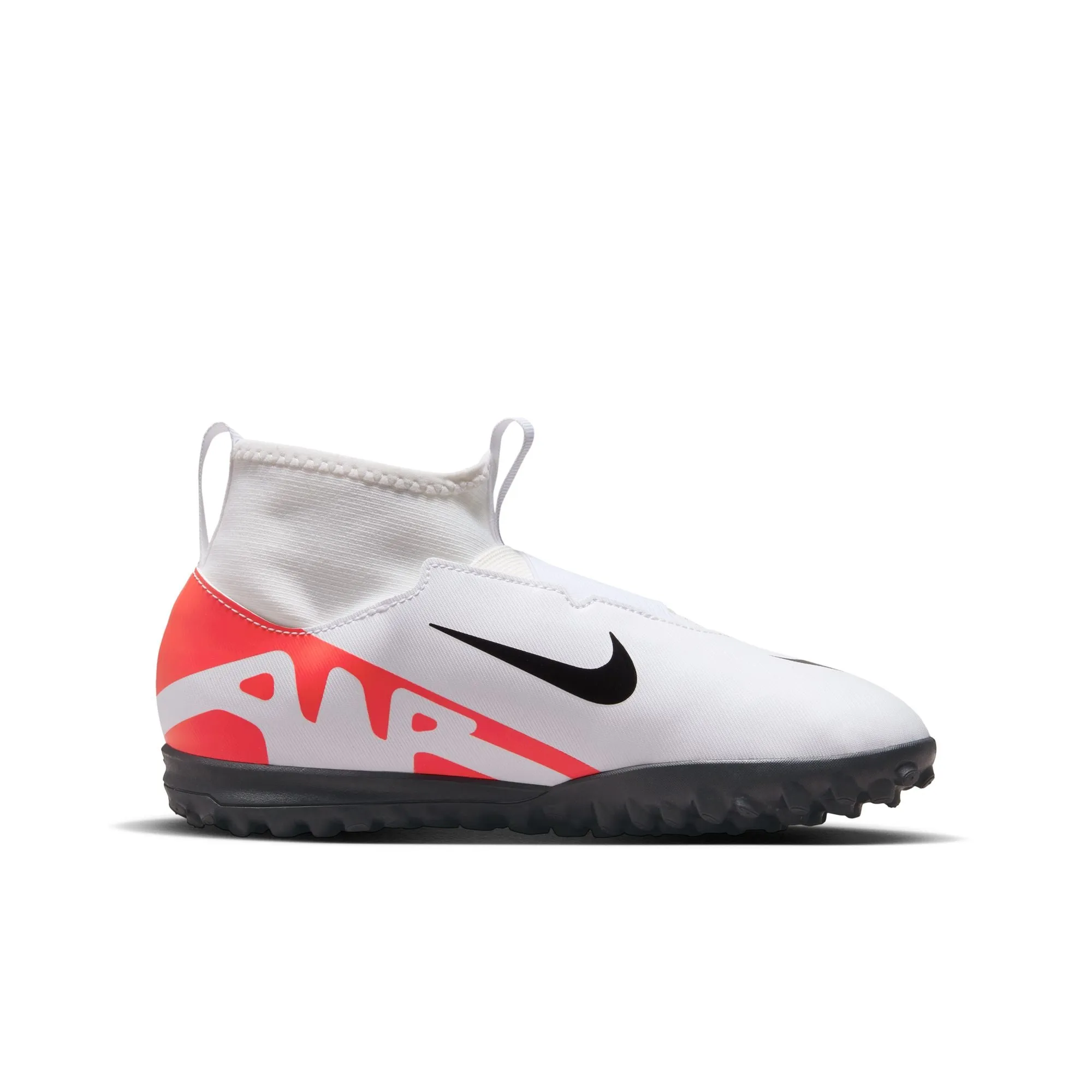 Junior Zoom Superfly 9 Academy TF [White/ Bright Crimson]