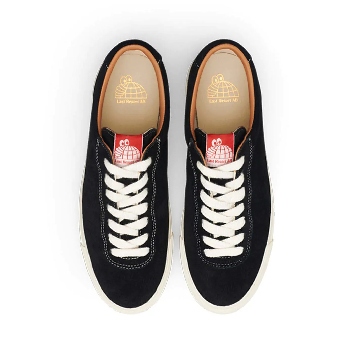 Last Resort AB VM001 Suede Lo Skate Shoes (Cloudy Cush Insoles) - Black / White