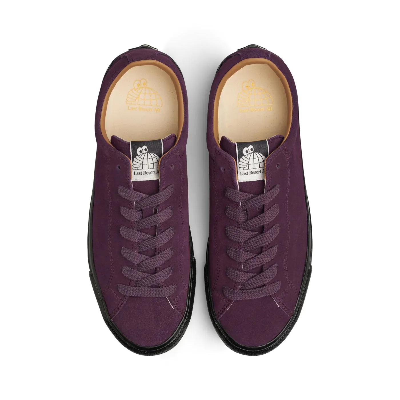 Last Resort AB VM003 Suede Lo Skate Shoes - Plum / Black