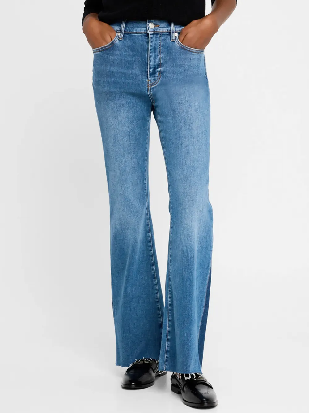 Le Easy Flare Outseam Insert Jeans