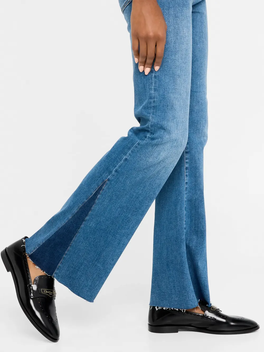 Le Easy Flare Outseam Insert Jeans