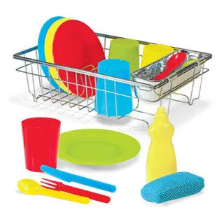 Lets Play House Wash & Dry Dish Set