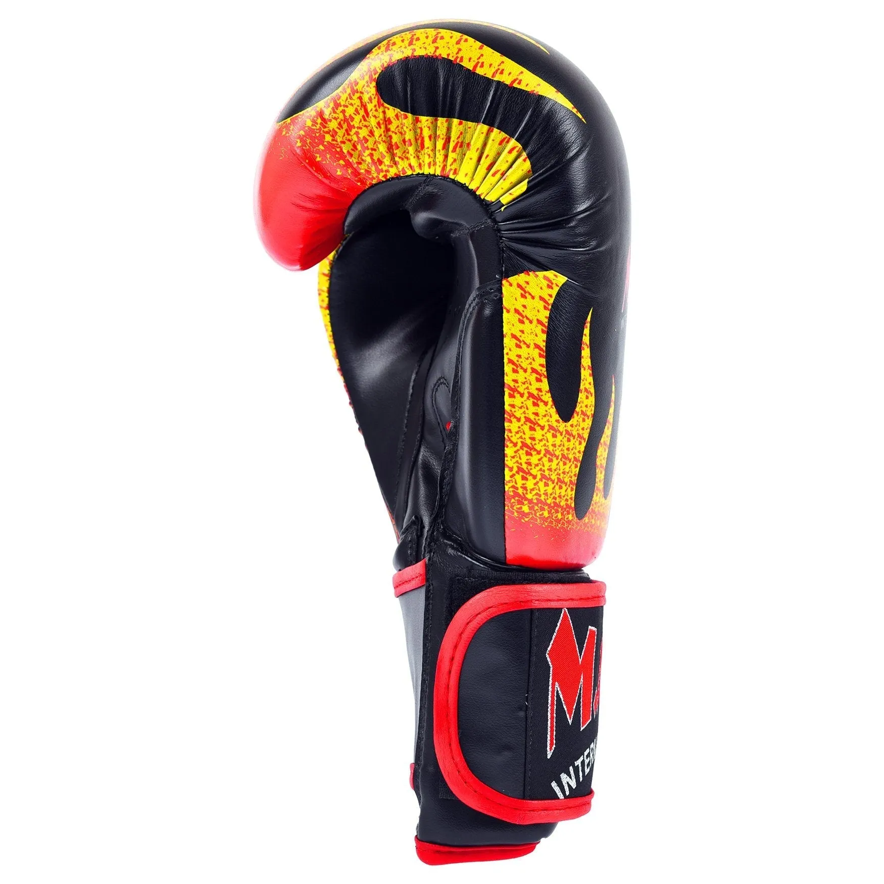 MAR-118A | Flame Print Boxing & Kickboxing Gloves