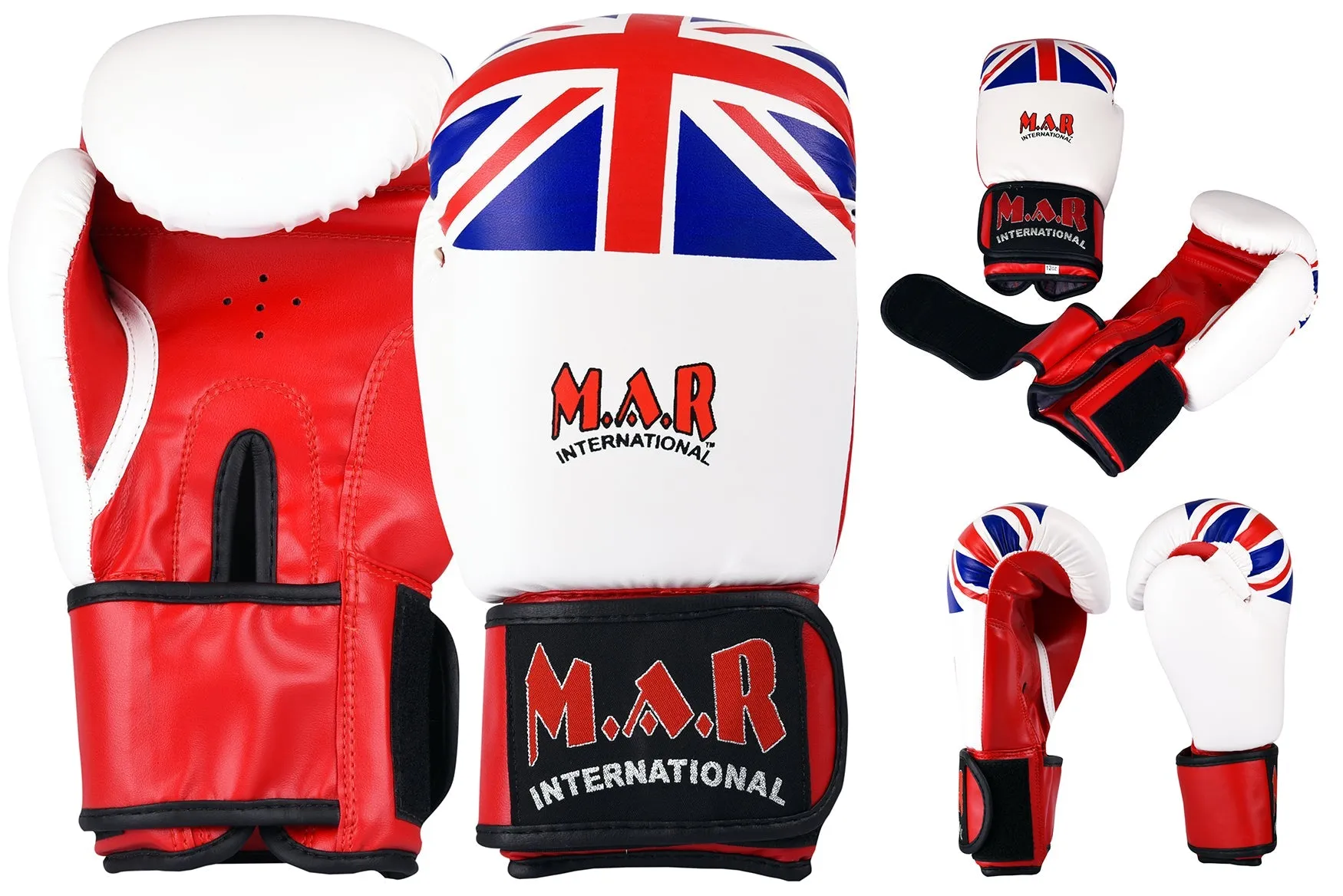 MAR-185 | Union Jack Print Kickboxing & Boxing Gloves for Kids