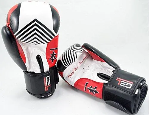 MAR-410 | White Red IPPON Boxing Gloves