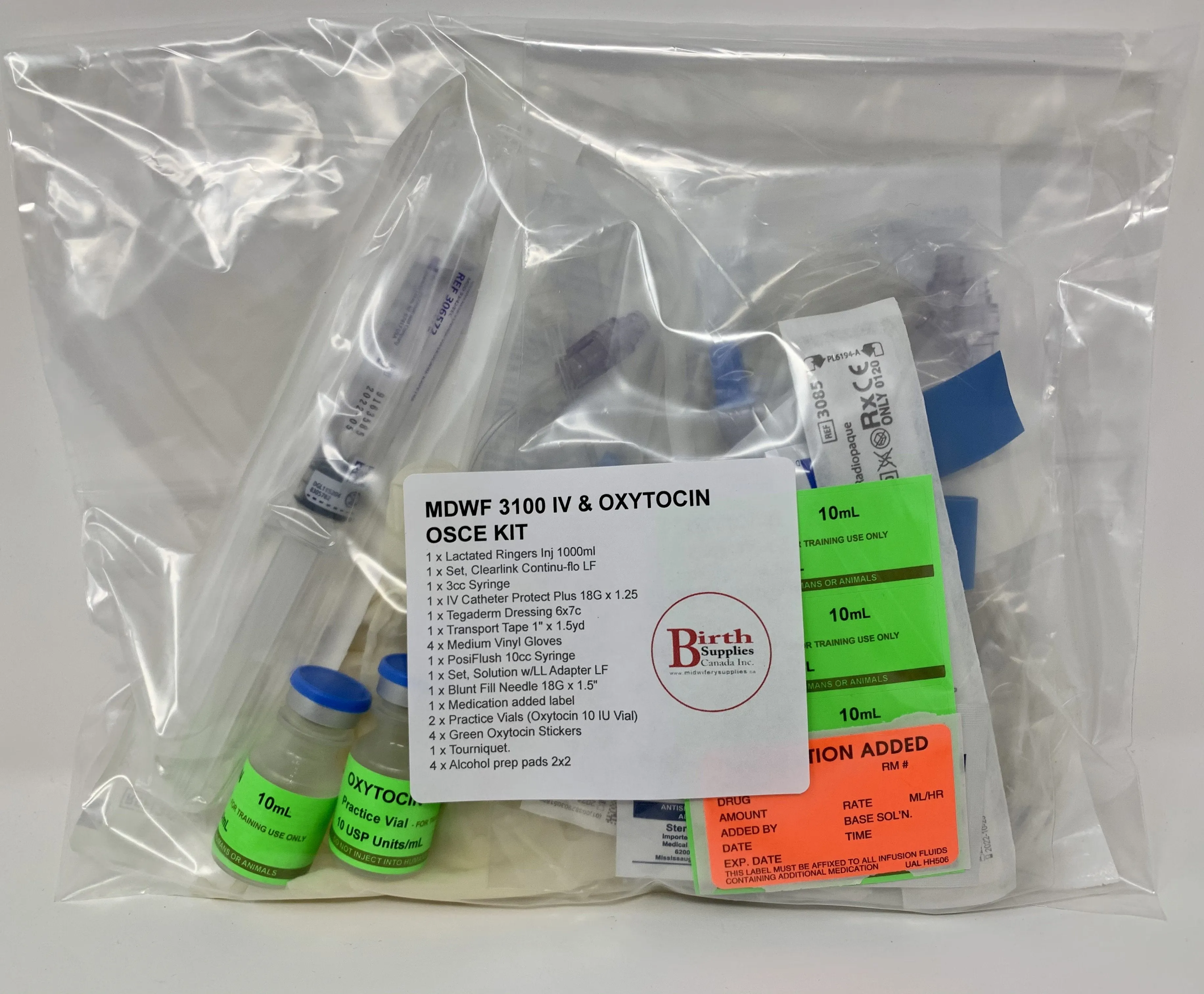 MDWF 3100: IV & Oxytocin Practice Kit