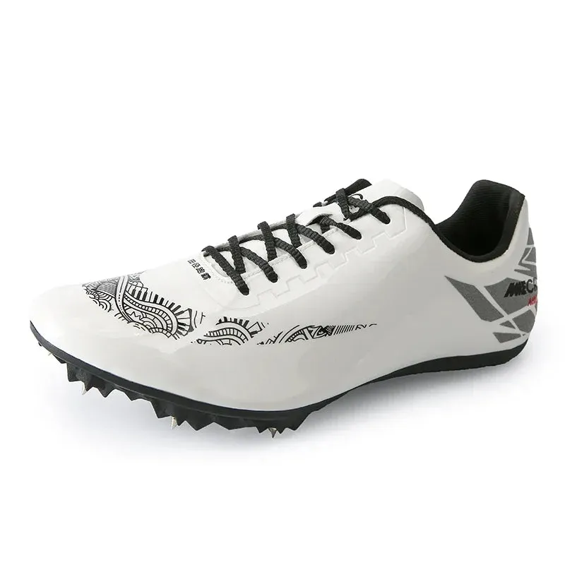 MEDARON Men Women Track Field 8 Spikes Sprint Sneaker