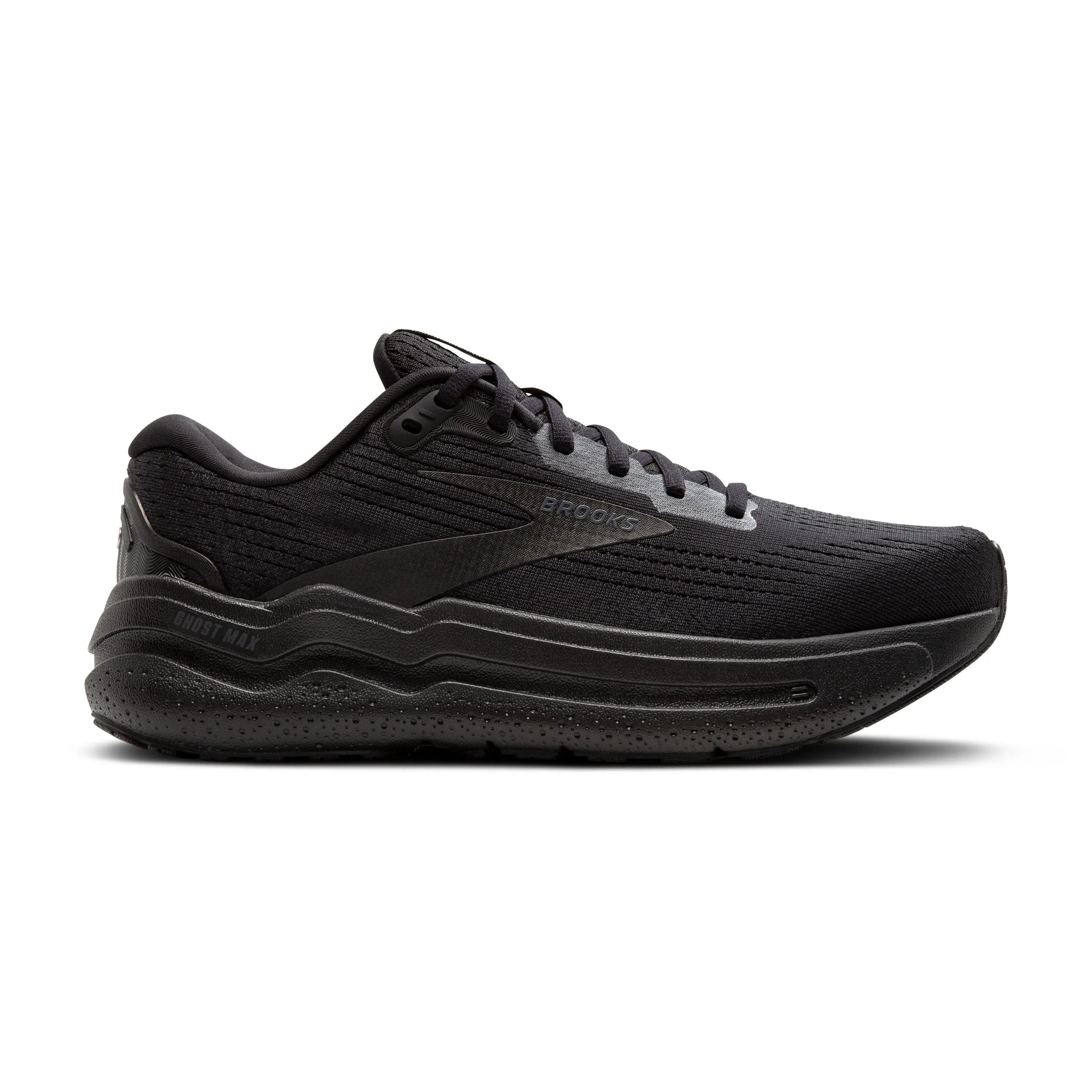 Men's Brooks Ghost Max 2 Color: Black/Black/Ebony