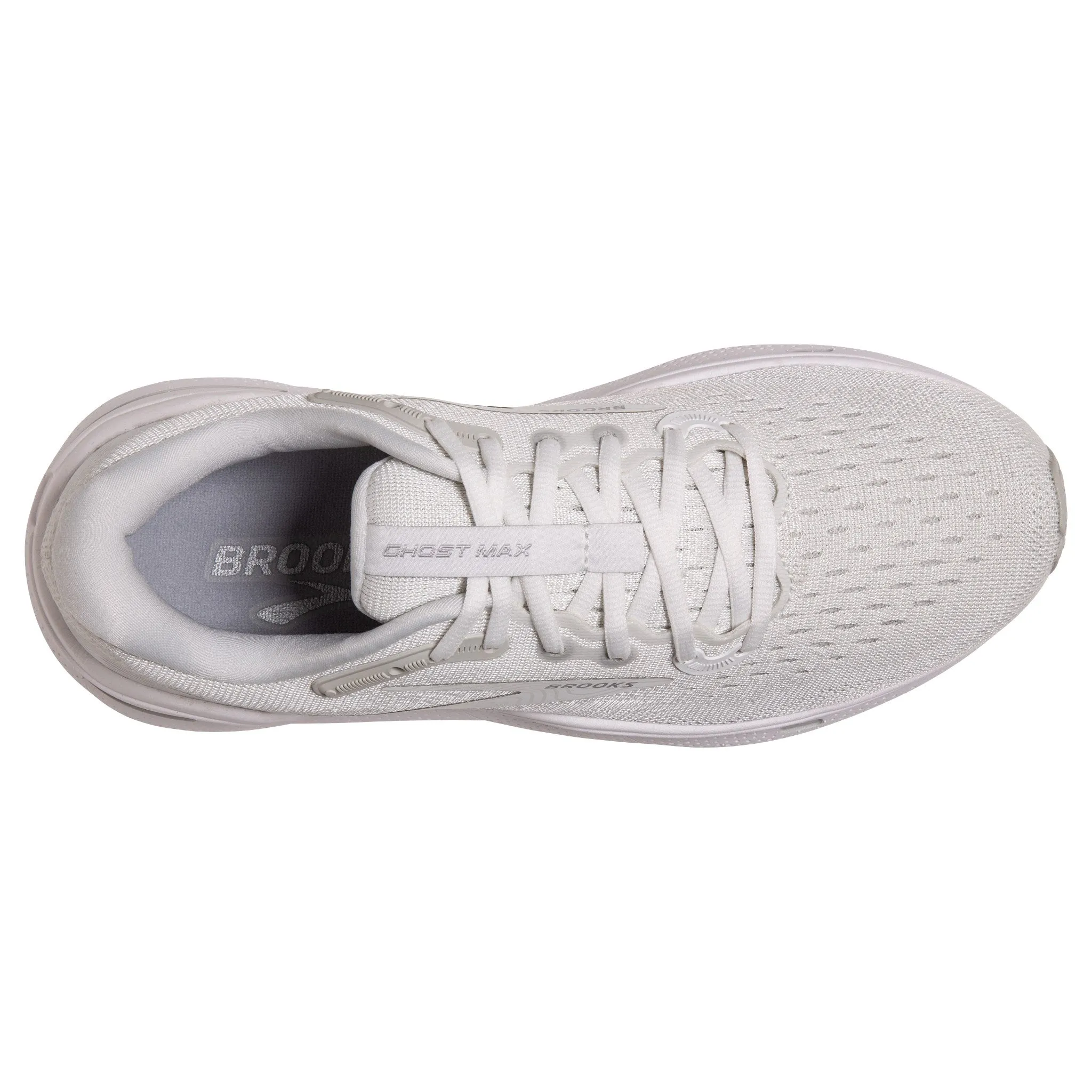 Men's Ghost Max - White / Oyster / Metallic Silver