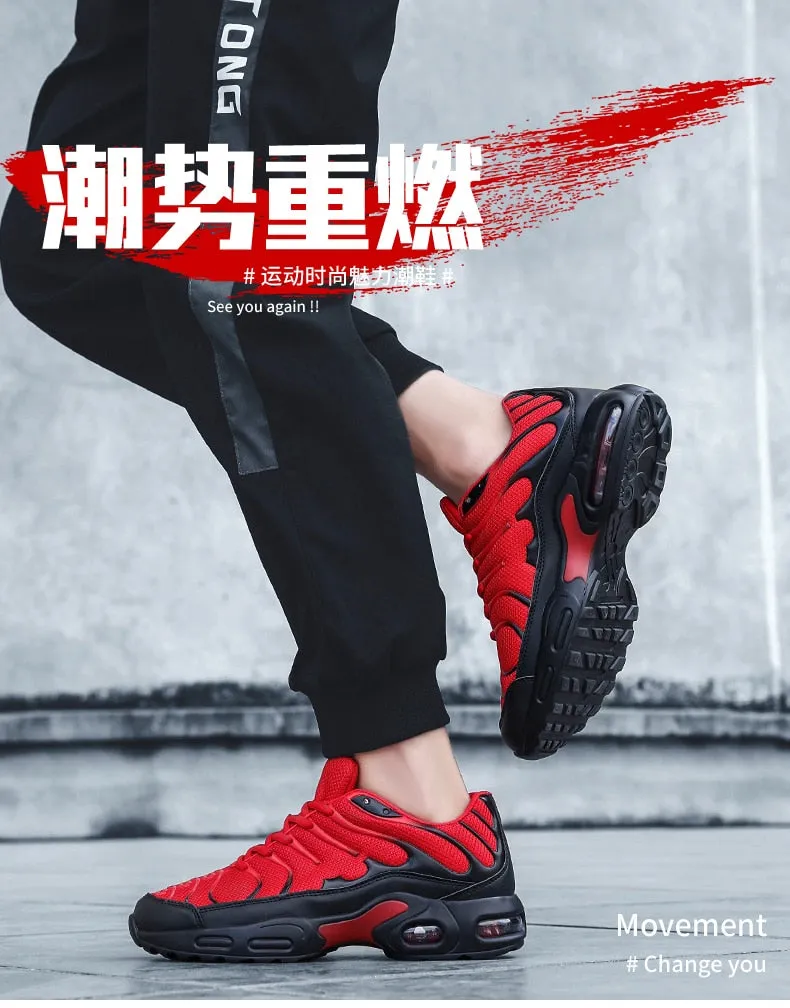 Men's Running Shoes Men Cushion Athletic Training Shoes High-quality Comfortable Breathable Sport Sneakers