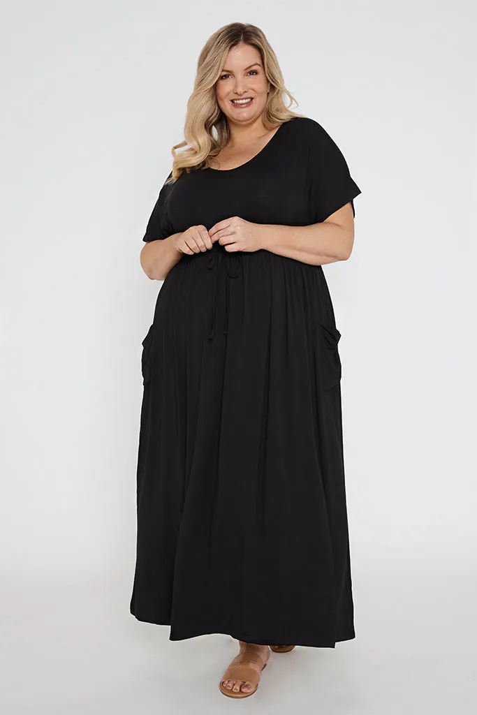 Mila Maxi Dress - Black