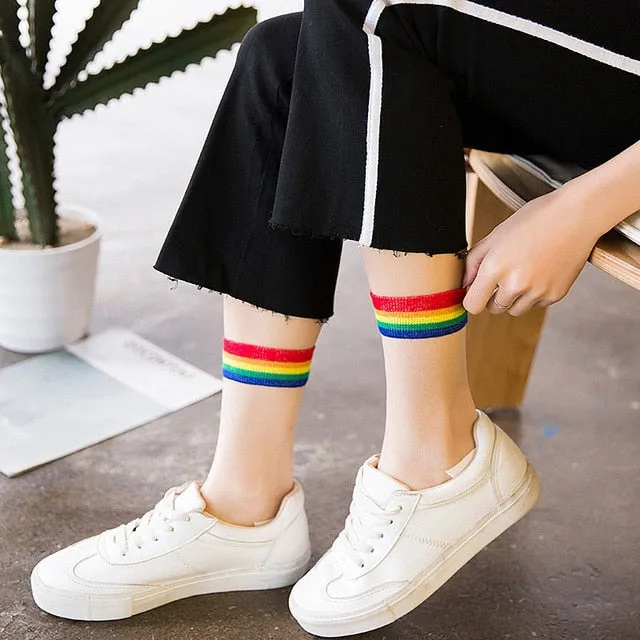 Milky Rainbow Socks