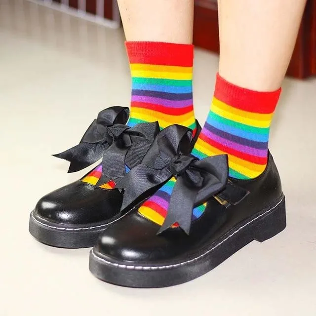 Milky Rainbow Socks