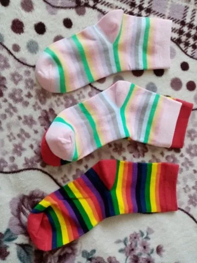 Milky Rainbow Socks