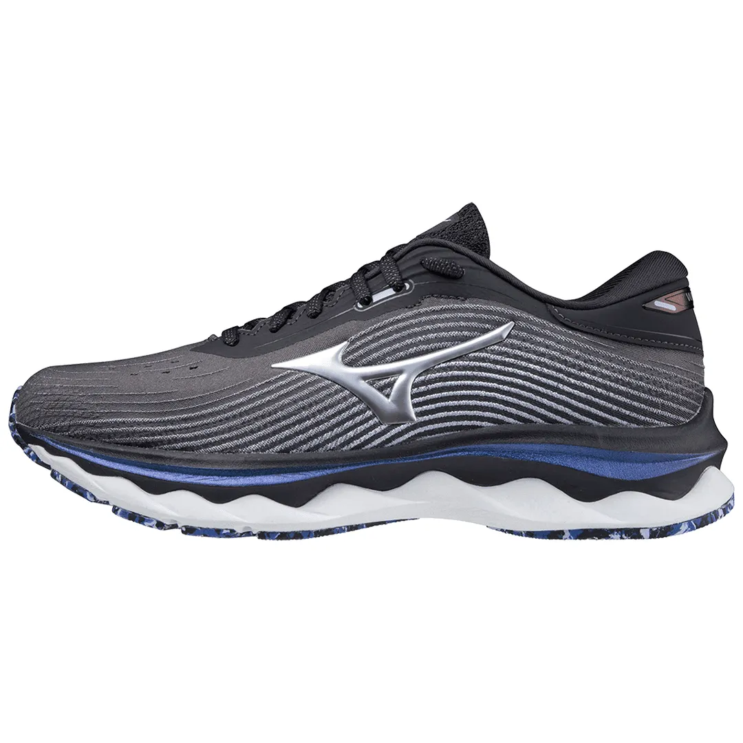 Mizuno Wave Sky 5 (Women's) - Pearl/Silver/Violet Glow