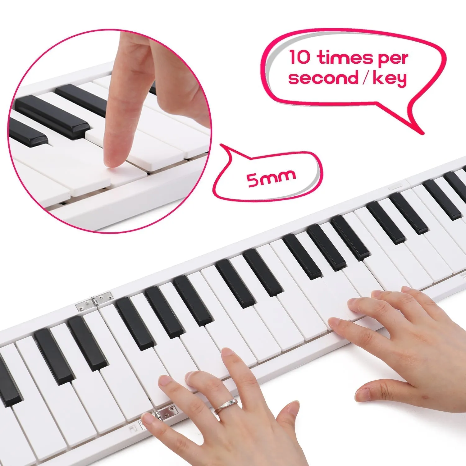 Multifunctional Foldable Portable Electronic Piano