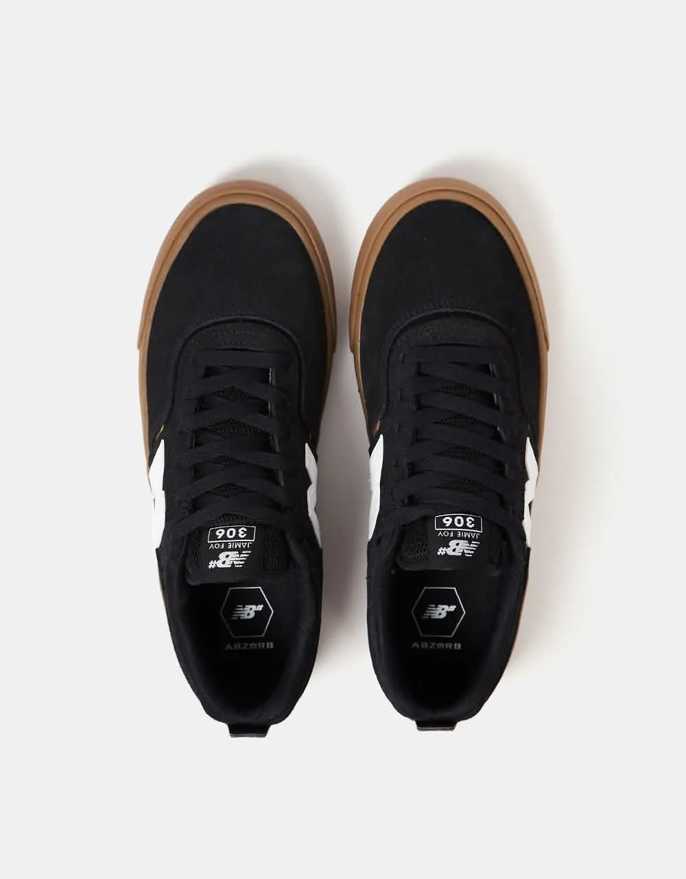 New Balance Numeric Jamie Foy 306 Skate Shoes - Black/Gum