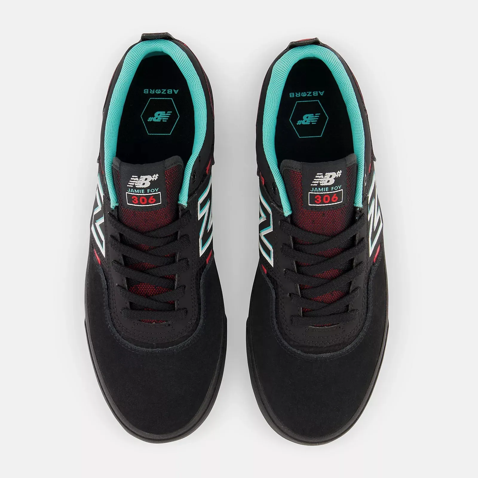 New Balance Shoes Jamie Foy 306 - Black/Electric Red