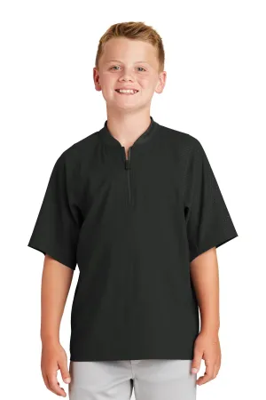 New Era ® Youth Cage Short Sleeve 1/4-Zip Jacket. YNEA600