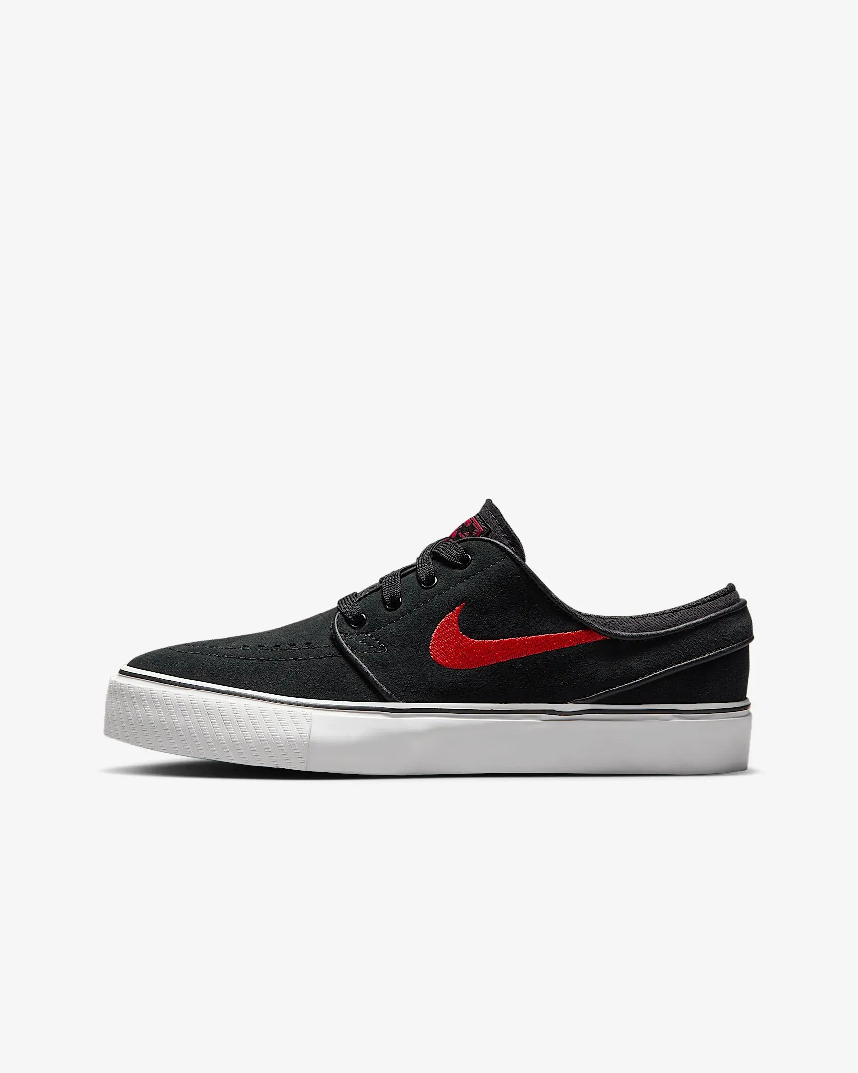 Nike Older Kid's Stefan Janoski - BLACK/UNIVERSITY RED/SUMMIT WHITE