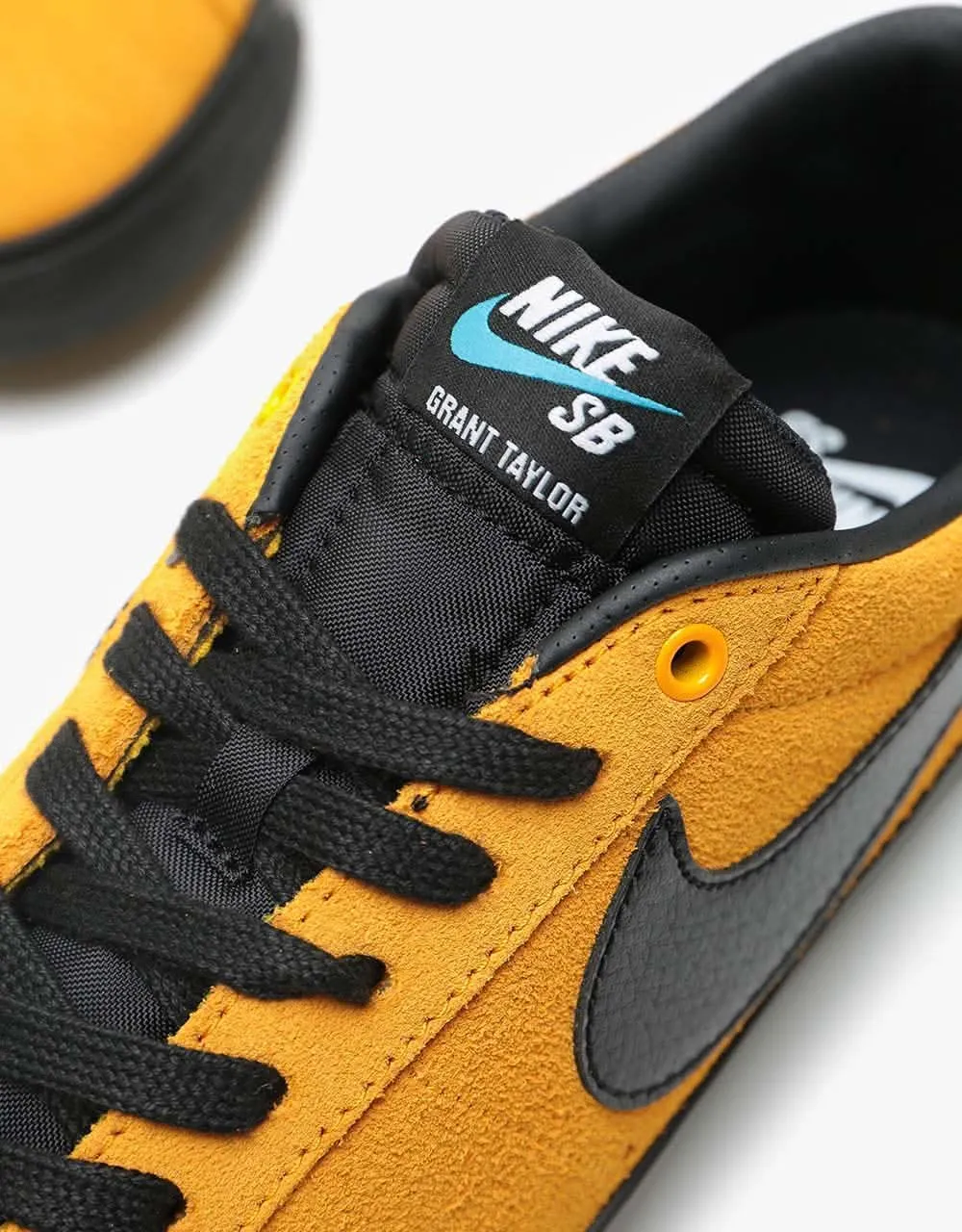 Nike SB Blazer Low GT Skate Shoes - University Gold/Black-University Gold