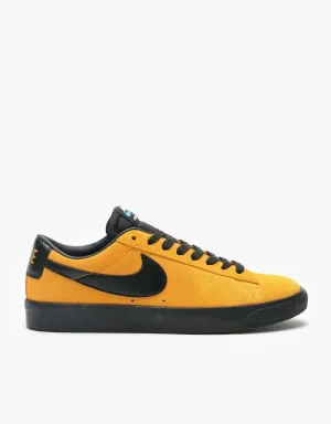 Nike SB Blazer Low GT Skate Shoes - University Gold/Black-University Gold