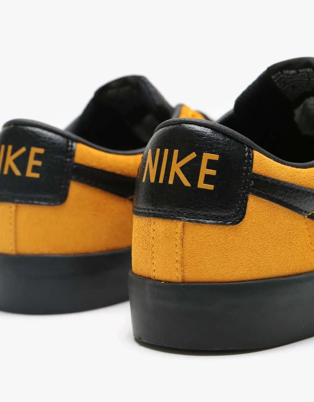 Nike SB Blazer Low GT Skate Shoes - University Gold/Black-University Gold