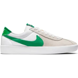 Nike SB Bruin React Skateboard Shoe - White/Lucky Green-White-Lucky Green