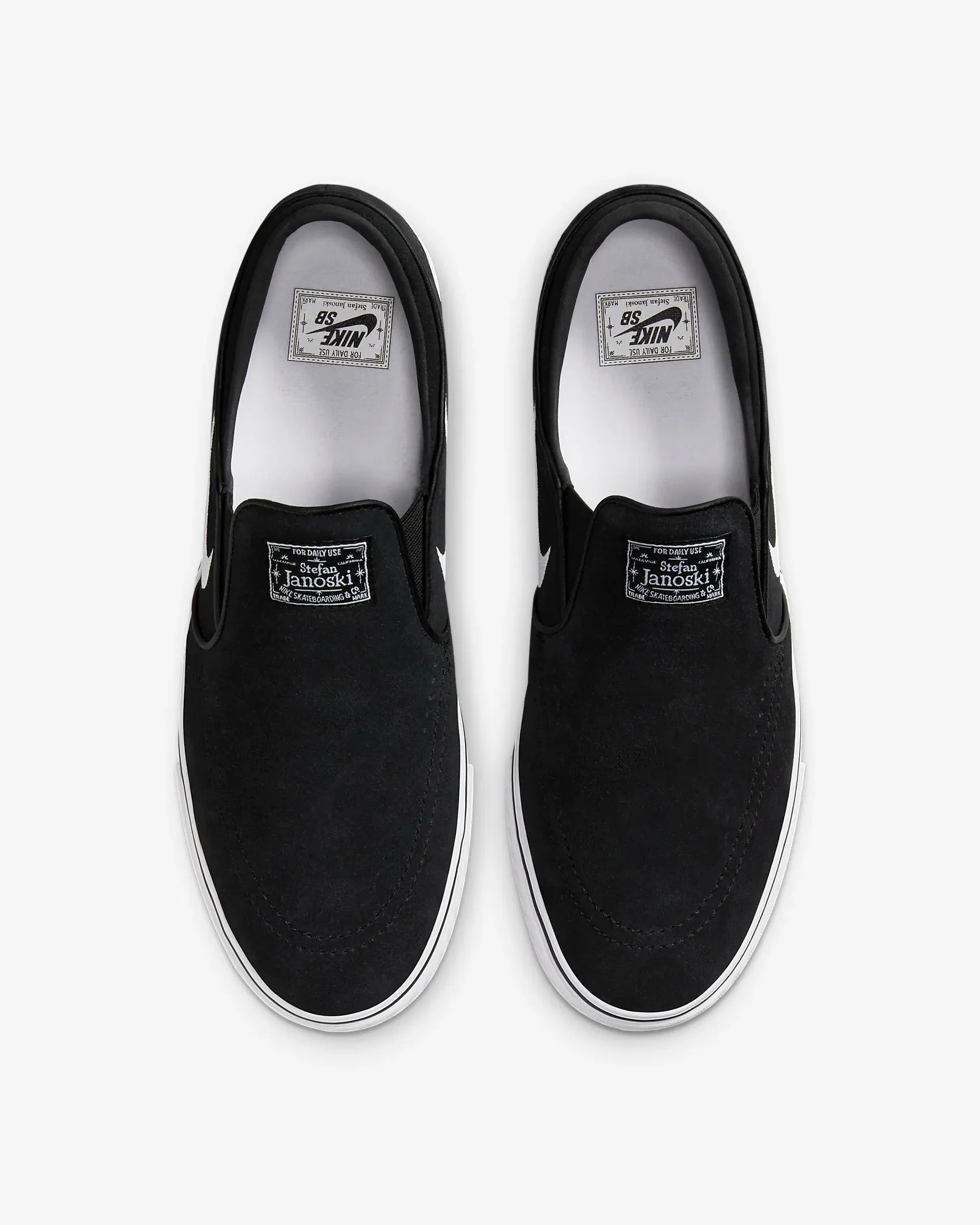 Nike SB Janoski  Slip - BLACK/WHITE-BLACK-BLACK