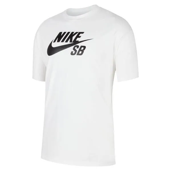 Nike SB Logo Skate Tee White - Black