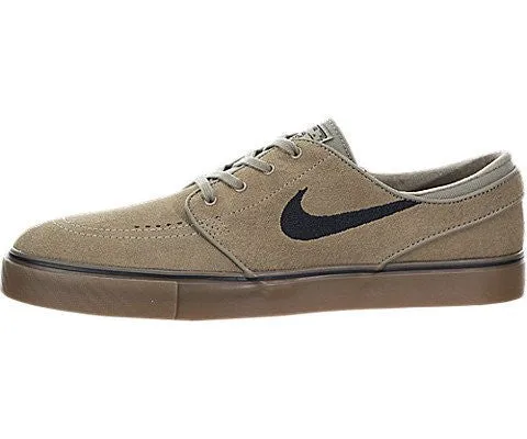 Nike SB Men's Zoom Stefan Janoski Khaki/black/gum Light Brown Skate Shoe (11.5)