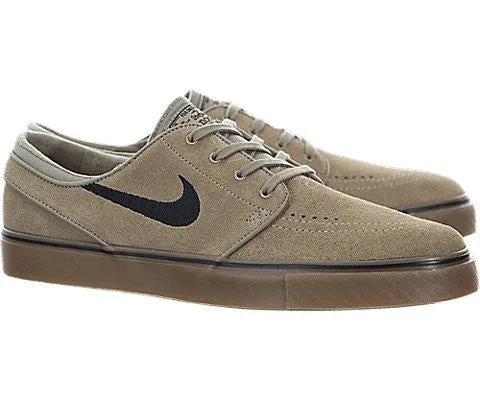 Nike SB Men's Zoom Stefan Janoski Khaki/black/gum Light Brown Skate Shoe (11.5)