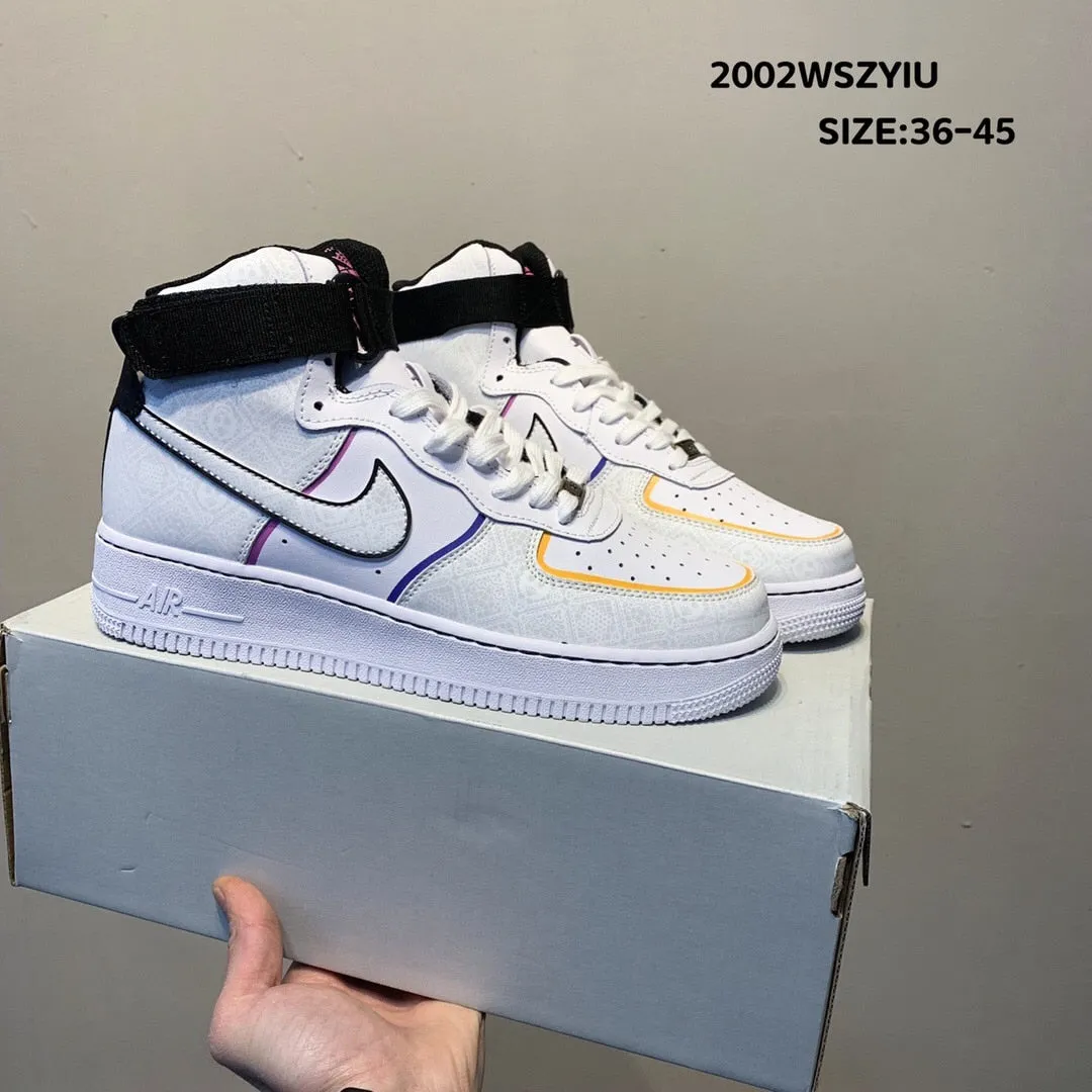 NIKE-Zapatillas Air Force 1 High 07 LV8 WB Hombre Alto Haut Zapatos Deportivos Sneakers Casual Skate Shoes 40 45 CJ9178 300