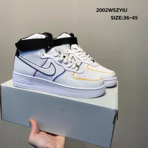 NIKE-Zapatillas Air Force 1 High 07 LV8 WB Hombre Alto Haut Zapatos Deportivos Sneakers Casual Skate Shoes 40 45 CJ9178 300