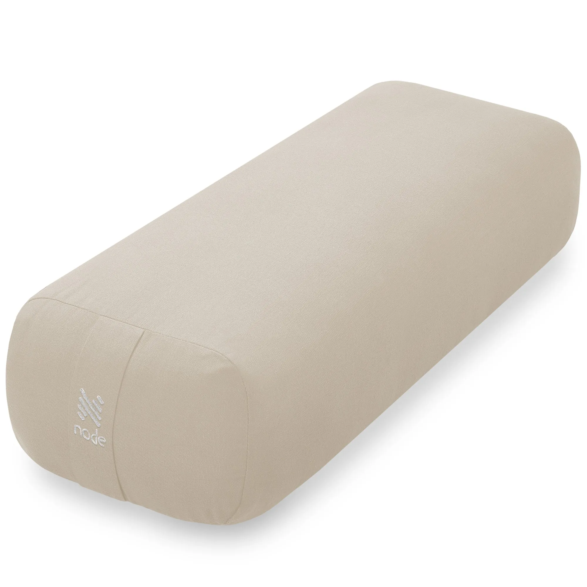 Node Fitness Organic Cotton 25" x 12" Rectangular Yoga Bolster