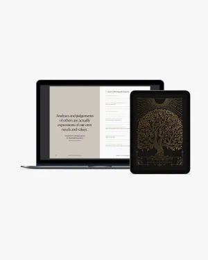 Notes to Mindfulness Journal (Downloadable) - Digital Version Stone Black