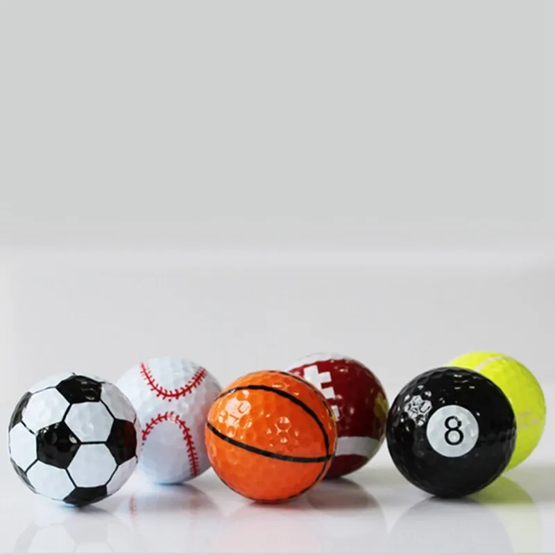 Novelty Colorful Sports Golf Balls