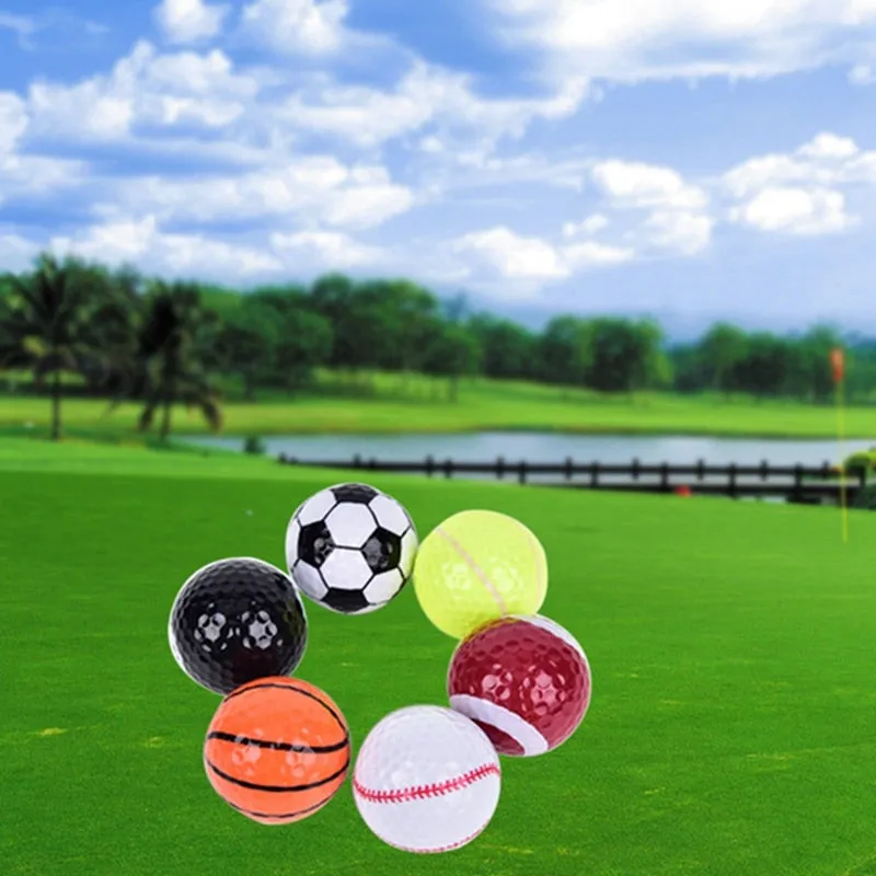 Novelty Colorful Sports Golf Balls