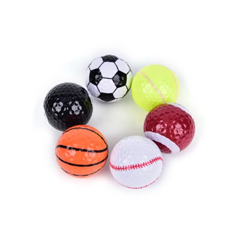 Novelty Colorful Sports Golf Balls