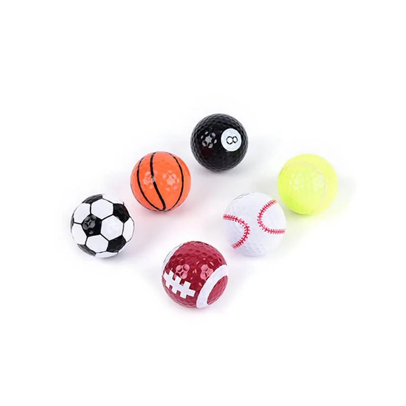 Novelty Colorful Sports Golf Balls