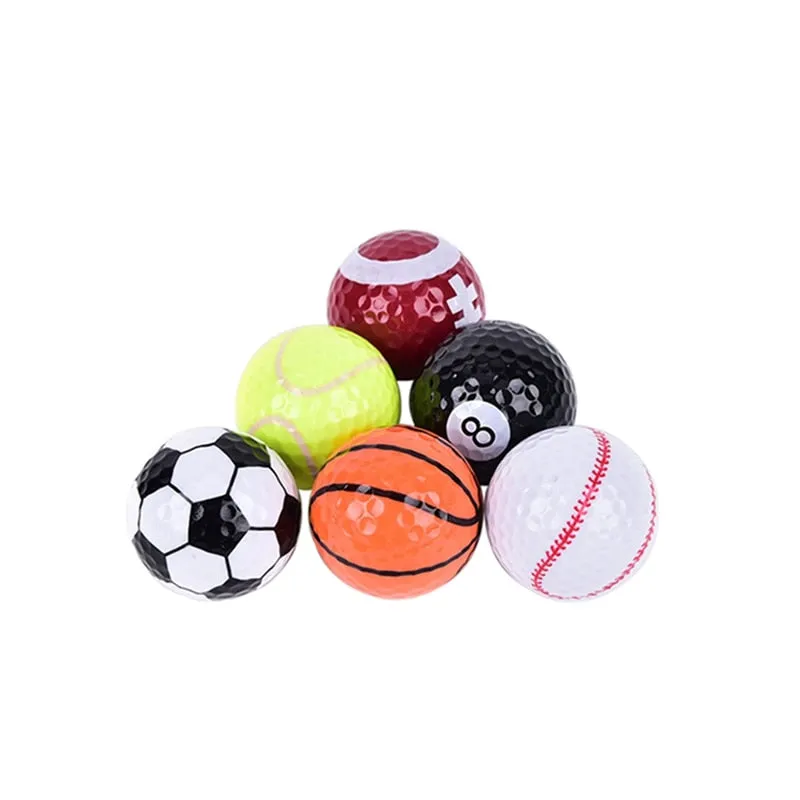 Novelty Colorful Sports Golf Balls