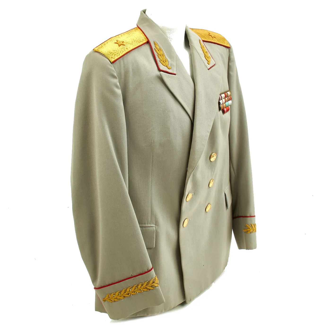 Original Soviet Cold War Artillery General Uniform Parade Walking Out Jacket